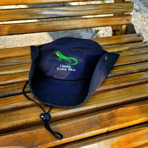 LIMON COSTA RICA BLACK IGUANA DESIGN ONE SIZE FITS